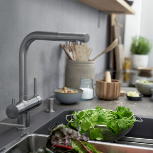 Aqua Balance 3 Blanco 3-Wege-Armatur mit Auszug